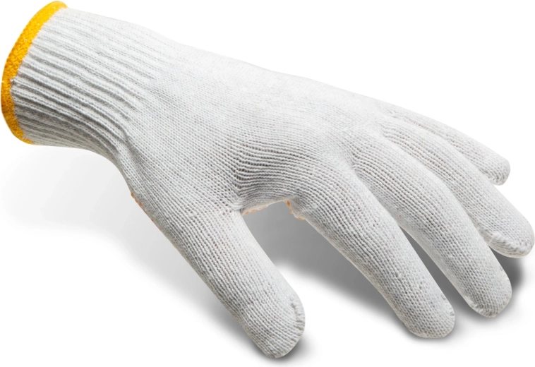 Antislip katoenen handschoenen L
