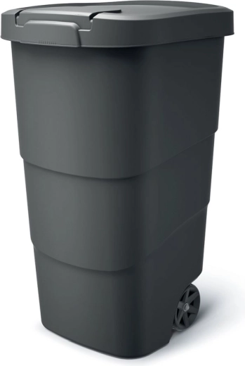 Garden waste container with wheels WHEELER 110 l