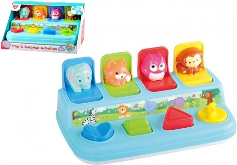 Pop-up animals shape sorter – interactive toy for kids