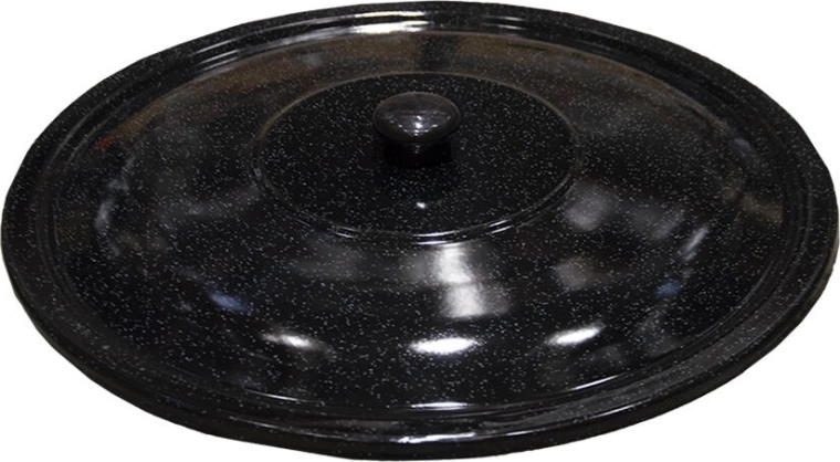 Couvercle pour chaudron 22 l – émaillé, noir