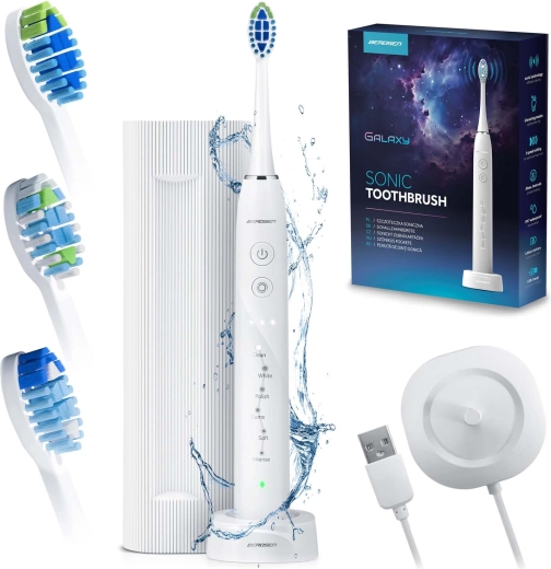 Brosse à dents sonique Berdsen Galaxy blanche