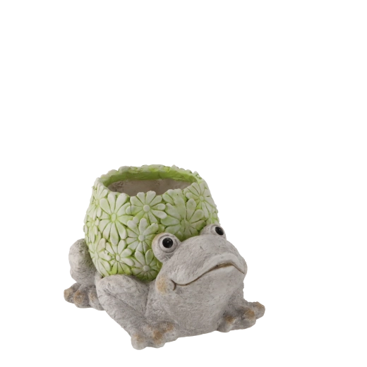Keramische bloempot kikker – decoratieve plantenhoes voor tuin en interieur