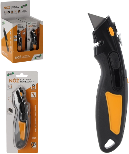 Safety Knife with SK5 Trapezoid Blade