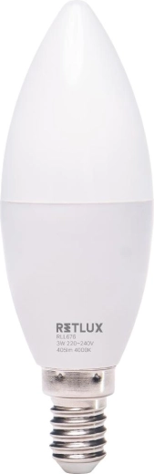 Ampoule LED Retlux en forme de bougie E14 3 W 405 lm blanc froid