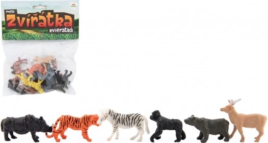 Mini Safari ZOO Animal Plastic Set