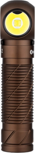 Olight Perun 2 Desert Tan – lampe compacte à angle droit 2500 lm avec batterie rechargeable 21700