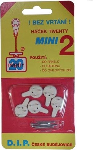 Haak TW. Mini II PH wit (5 stuks)