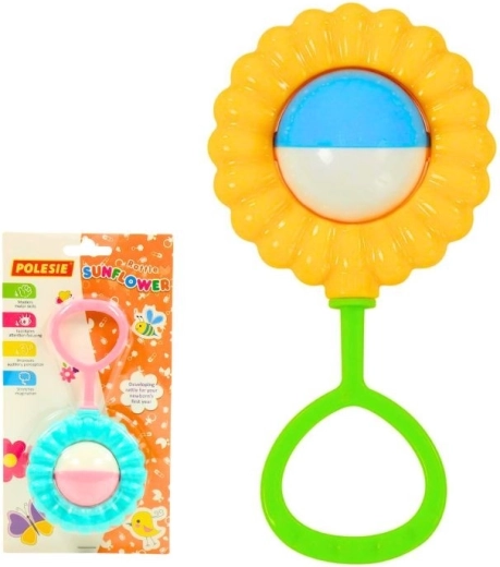 Hochet tournesol (2 variantes de couleur)