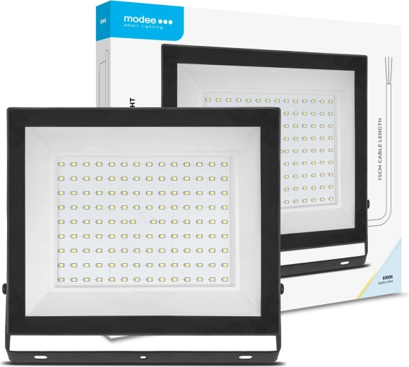 Modee LED Floodlight E‑series Slim 100 W, 120°, 8000 lm, cool white