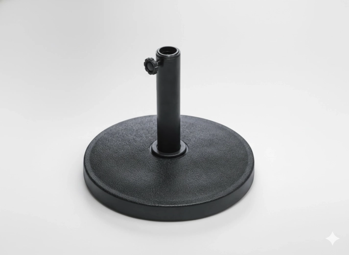 Betonnen parasolvoet 12 kg – zwart