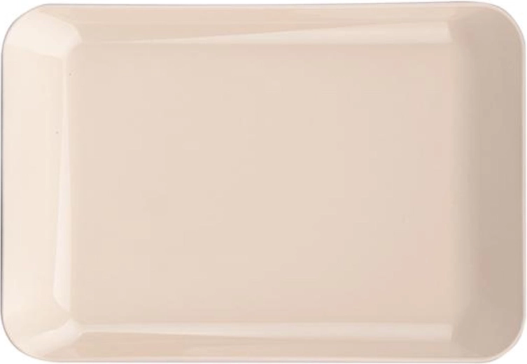 Plateau de service en plastique 19 × 13 cm – assortiment de couleurs