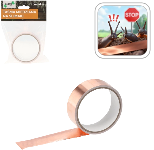 Copper tape against slugs 3 cm x 4 m