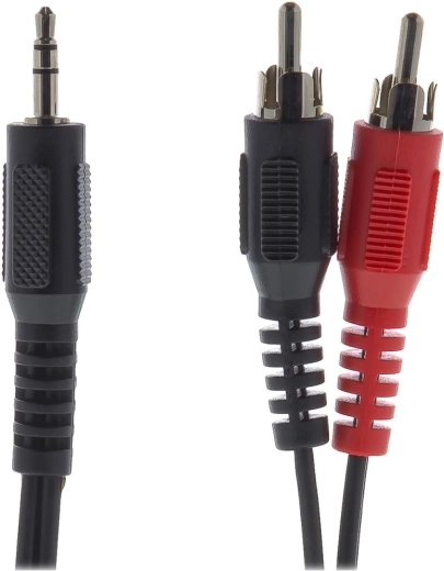 Sencor stereo-audiokabel 3,5 mm jack naar 2× RCA, 5 m