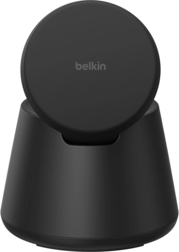 Station de charge modulaire Belkin 3-en-1 Qi2 25 W noire