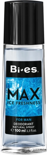 Heren geparfumeerde deo spray in glas BI-ES Max Ice Freshness 100 ml