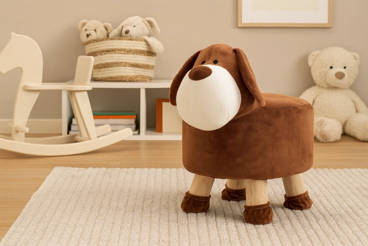 Pouf in Hundeform 28 × 25 cm