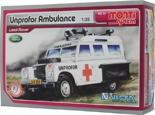 Monti System UNPROFOR Ambulance Land Rover 1:35 Building Kit