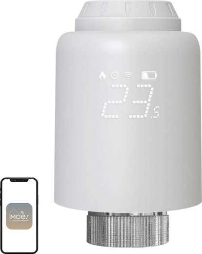 Tête thermostatique intelligente Moes ZigBee Tuya ZTRV-PJ-601-MS