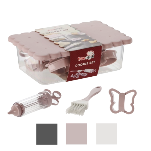 Set de pâtisserie pour biscuits et décoration, 16 pièces