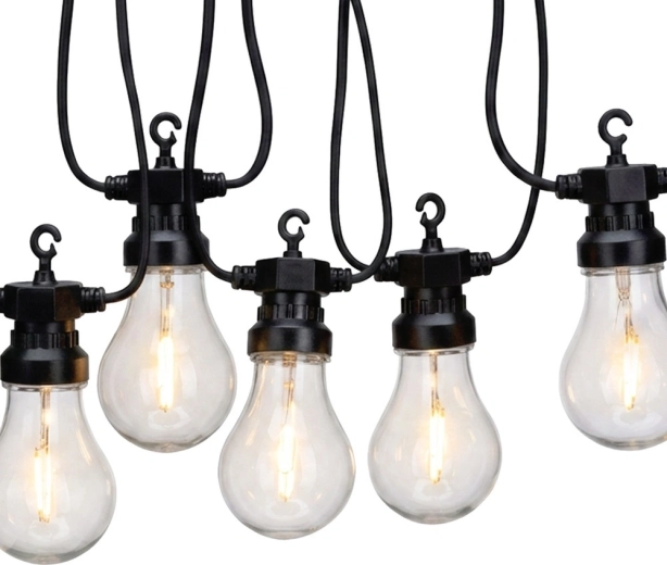 Guirlande lumineuse d’extérieur 9,5 m avec 20 ampoules LED