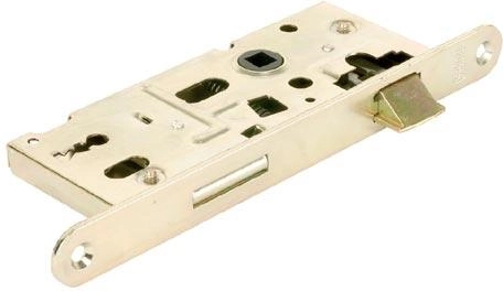 Mortise lock K103 72/60 reversible, white zinc, 1 key
