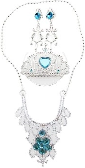 Coffret de beauté pour enfants avec couronne, collier et boucles d’oreilles