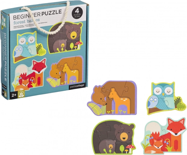 Petit Collage premier puzzle - Animaux de la forêt