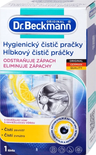 Hygiënische wasmachinereiniger met actieve kool 250 g DR. BECKMANN