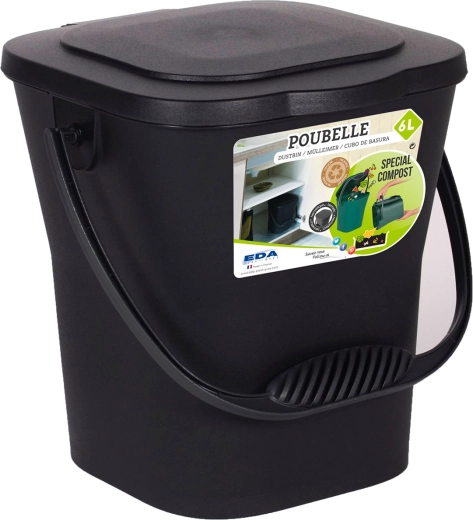 Ecologische keukencomposteerbak 6 l