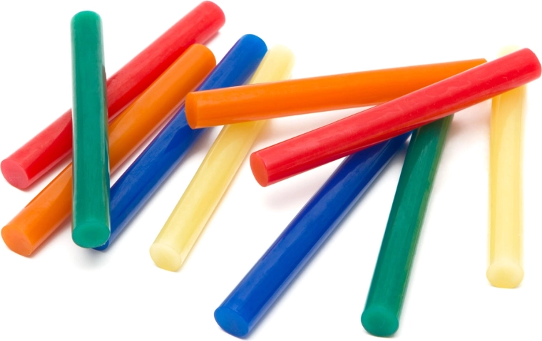 Bâtonnet de colle thermofusible coloré pour pistolet à colle 11 mm - 1 pièce