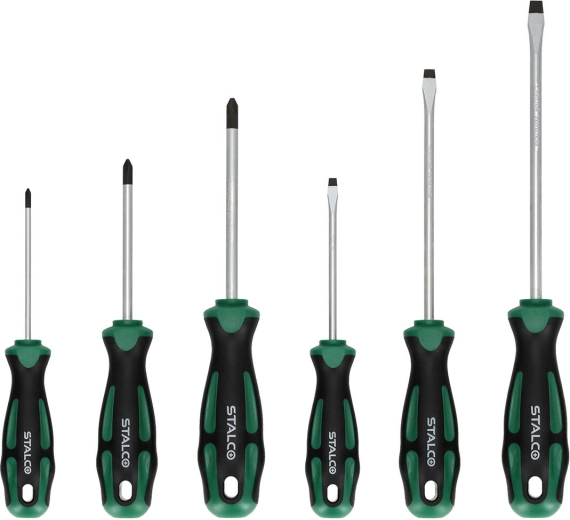 STALCO Screwdriver Set 6 pcs PHILLIPS and Slotted