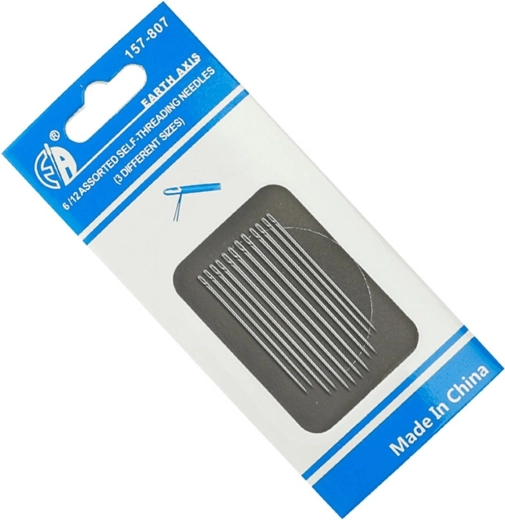 Set van 12 zelfinrijgende naalden