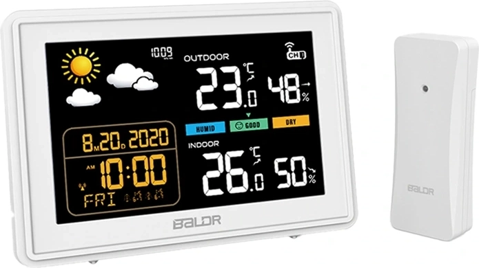 BaldrTherm weerstation met buitensensor