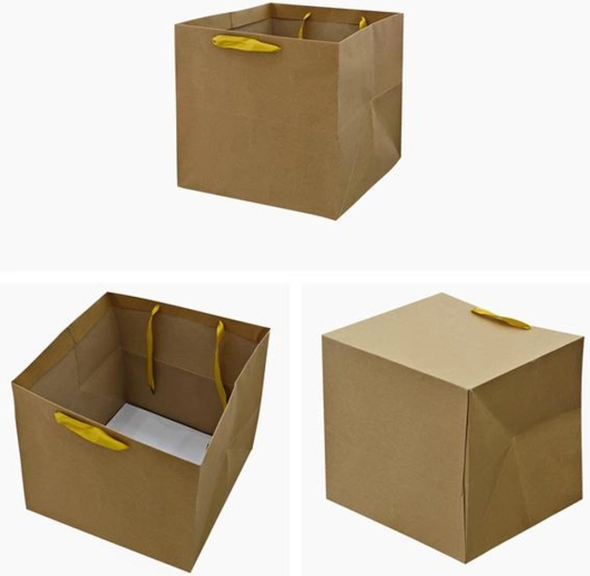 Cadeauzak 20 × 20 × 20 cm – mix van motieven