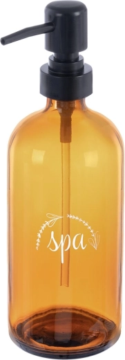 SPA Brown Glass Soap Dispenser 500 ml