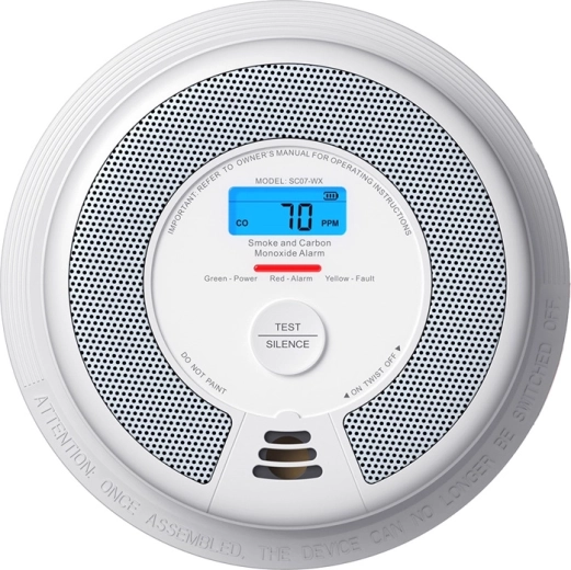 X-Sense détecteur intelligent Wi‑Fi de fumée et de monoxyde de carbone