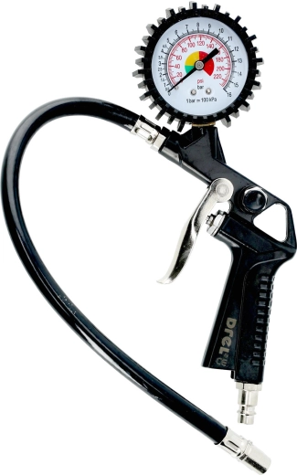 Pistolet de gonflage avec manomètre Drel