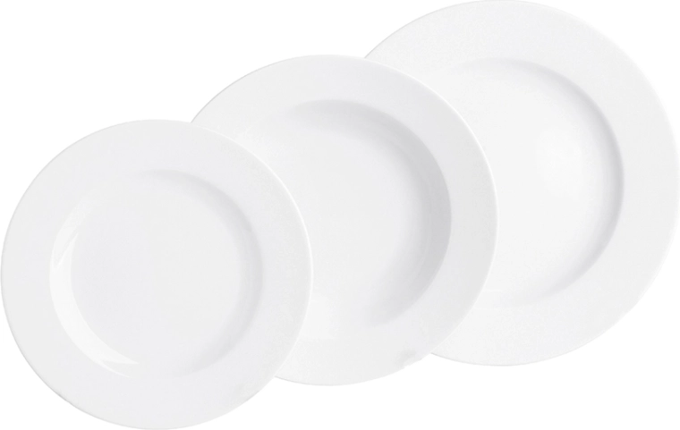 Service de table blanc MariaPaula Klasyka Biała 18 pièces pour 6 personnes