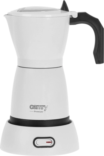 Cafetière moka électrique Camry Premium blanche