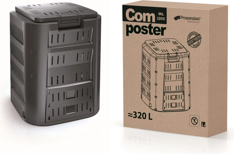 Composteur Compogreen 320 l noir