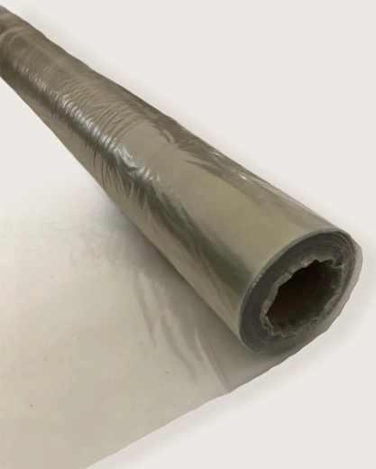 Film de protection de chantier demi-manche 2 × 50 m, 50 µm, transparent