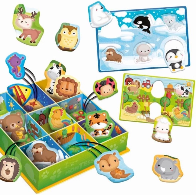Montessori Animal Box – sorting game for little ones