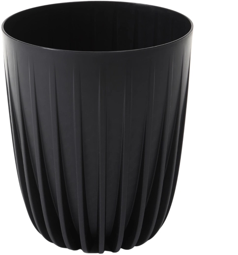 Pot de fleurs Mira Eco Recycled 39 cm noir