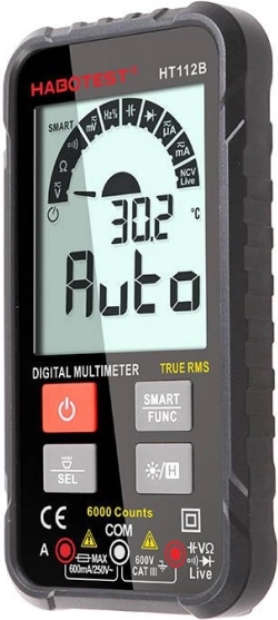 Multimètre numérique True RMS habotest ht112b