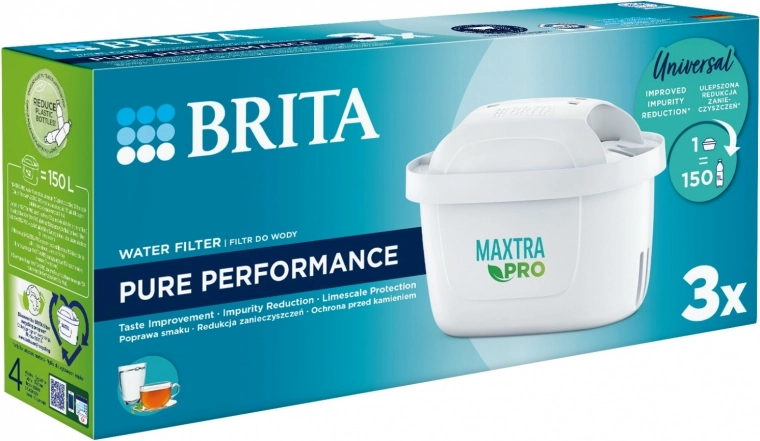 Vervangingsfilters BRITA MAXTRA PRO Pure Performance – 3 stuks