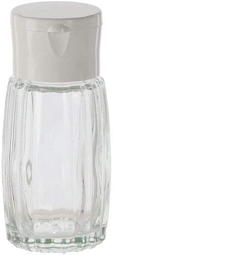 Kruidenpotje 50 ml met wit dekseltje