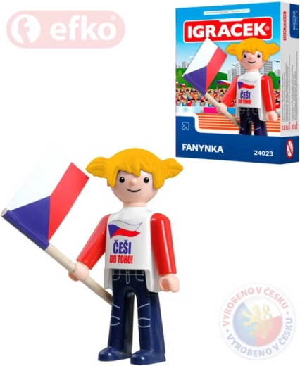 Igráček Hockey-Fanin – Figur 7,5 cm in der Schachtel