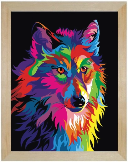 Pine wooden frame for diamond painting 30 × 40 cm