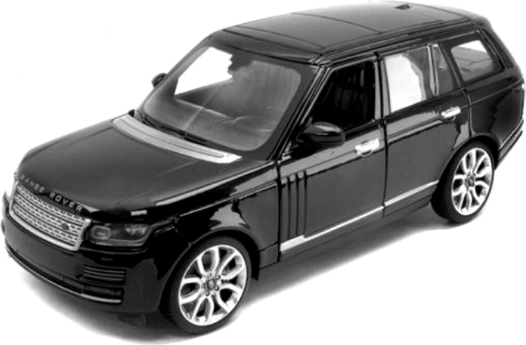 Automodel Range Rover Rastar 1:24 zwart - 1 stuk