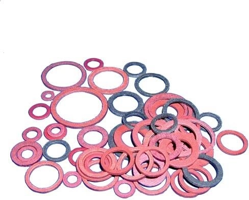 Kit d’anneaux d’étanchéité en fibre pour auto et moto, 54 pièces
